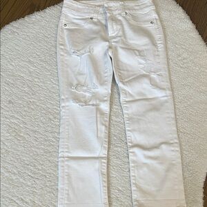 American Eagle Outfitters Bright White Straight Leg Jeans